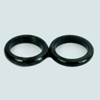 Green Black Rings Jade Size 5 Unheated 18.81 Ct. 2 Pcs. Round Shape Natural Gems