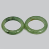 Size 7 White Green Rings Jade 25.78 Ct. 2 Pcs. Round Natural Gemstone Unheated Size 7 White Green Rings Jade 25.78 Ct. 2 Pcs. Round Natural Gemstone Unheated