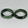 Unheated 35.92 Ct. 2 Pcs. Gemstones Natural Green Jade Rings Size 7 Thailand Unheated 35.92 Ct. 2 Pcs. Gemstones Natural Green Jade Rings Size 7 Thailand