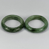 White Green Black Rings Jade Size 7.5 Round Shape 33.02 Ct. 2 Pcs. Natural Gems White Green Black Rings Jade Size 7.5 Round Shape 33.02 Ct. 2 Pcs. Natural Gems