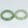 White Green Rings Jade Size 5 Round Shape 24.11 Ct. 2 Pcs. Natural Gems White Green Rings Jade Size 5 Round Shape 24.11 Ct. 2 Pcs. Natural Gems