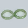 White Green Rings Jade Size 7 to 7.5 Round Shape 32.38 Ct. 2 Pcs. Natural Gems White Green Rings Jade Size 7 to 7.5 Round Shape 32.38 Ct. 2 Pcs. Natural Gems