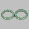 White Green Rings Jade Size 7 Unheated 30.32 Ct. 2 Pcs. Natural Gems White Green Rings Jade Size 7 Unheated 30.32 Ct. 2 Pcs. Natural Gems