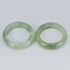 23.81 Ct. 2 Pcs. Attractive Natural Gems White Green Rings Jade Size 5 23.81 Ct. 2 Pcs. Attractive Natural Gems White Green Rings Jade Size 5