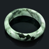 350.00 Ct. Diameter 59 Mm. Natural Gemstone White Green Jade Bangle Unheated