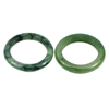 Beautiful 22.84 Ct. 2 Pcs. Round Natural Green Black Jade Ring Size 7 Beautiful 22.84 Ct. 2 Pcs. Round Natural Green Black Jade Ring Size 7