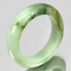 Unheated 16.08 Ct. Natural Gemstone Green Color Jade Ring Size 7
