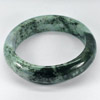 418.75 Ct. Diameter 62 mm. Natural Gemstone Green Jade Bangle Unheated Thailand