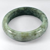 Unheated 432.09 Ct. Natural Gemstone Green Jade Bangle Diameter 62 mm.