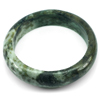 Green Jade Bangle Diameter 63 Mm. 403.00 Ct. Natural Gemstone Unheated