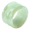 Unheated 43.80 Ct. Beautiful Natural Gemstone Green White Jade Ring Size 10 Unheated 43.80 Ct. Beautiful Natural Gemstone Green White Jade Ring Size 10