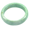 395.06 Ct. Natural Gemstone Green Jade Bangle Diameter 59 mm.Unheated