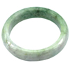 Unheated 363.19 Ct. Natural Gemstone Multi-Color Jade Bangle Diameter 59 mm.