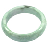 Green White Jade Bangle Diameter 60 Mm. 388.68 Ct. Natural Gemstone Unheated