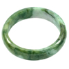 Green White Jade Bangle Diameter 57 Mm. 333.62 Ct. Natural Gemstone Unheated