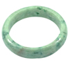 Green Jade Bangle Size 74 x 59 x 16 Mm. 370.82 Ct. Natural Gemstone Unheated