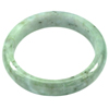 Unheated  314.24 Ct. Natural Gemstone Green Color Jade Bangle Diameter 58 mm.