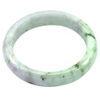 Green White Jade Bangle Diameter 59 Mm. 334.92 Ct. Natural Gemstone Unheated