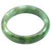 Unheated 340.25 Ct. Natural Gem Green Color Jade Bangle Diameter 57 mm.