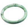 Unheated 218.02 Ct. Natural Gemstone Green Color Jade Bangle Diameter 58mm.