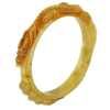 Unheated 173.87 Ct. Natural Gemstone Honey Color Jade Dragon Carving Bangle