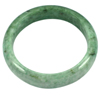 Unheated 318.89 Ct. Diameter 57 mm. Natural Gemstone Green Color Jade Bangle