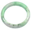 Unheated 380.07 Ct. Natural Gem Multi-Color Green Jade Bangle Diameter 62 mm