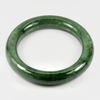 Green Jade Bangle Diameter 60 Mm. Round Cabochon 432.27 Ct. Natural Gemstone