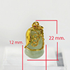 Natural Gemstone Green Jade Calabash Pendant 21.54 Ct. Size 22 x 12 Mm. Natural Gemstone Green Jade Calabash Pendant 21.54 Ct. Size 22 x 12 Mm.