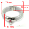 Multi Color Jade Bangle with Silver Diameter 61 Mm. 485.48 Ct. Natural Gem Ruby