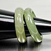 Natural Multi Color Jade 24.28 Ct. 2 Pcs Round Cabochon Rings Size 4.5 Gemstones