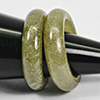 Natural Multi Color Jade 26.23 Ct. 2 Pcs Round Cabochon Rings Size 4.5 Gemstones
