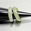 Natural Multi Color Jade 22.71 Ct. 2 Pcs Round Cabochon Rings Size 4.5 Gemstones