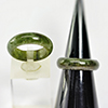 Natural Gemstones White Green Jade 25.19 Ct. 2 Pcs. Rings Size 4.5 Unheated Natural Gemstones White Green Jade 25.19 Ct. 2 Pcs. Rings Size 4.5 Unheated