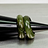 Natural Multi Color Jade 26.66 Ct. 2 Pcs Round Cabochon Rings Size 4.5 Gemstones