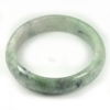 Multi Color Jade Bangle Size 75x60x16 Mm. 330.35 Ct. Unheated Natural Gemstone