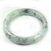 Green Jade Bangle Size 75 x 59 x 14 Mm. 299.49 Ct. Unheated Natural Gemstone