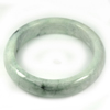 Green White Jade Bangle 347.72 Ct. Size 77 x 58 x 14 Mm. Natural Gem Unheated