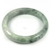 Multi Color Jade Bangle Size 80x63x13 Mm. 313.88 Ct. Unheated Natural Gemstone