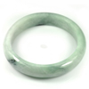 Green Jade Bangle Size 74x57x13 Mm. 280.65 Ct. Unheated Natural Gemstone