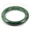 Green Jade Bangle Size 72 x 52 x 10 Mm. 274.90 Ct. Natural Gemstone Unheated