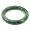 Green Jade Bangle Round Cabochon Diameter 52 Mm. 270.45 Ct. Natural Gemstone