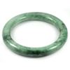 Green Jade Bangle Round Cab Diameter 55 Mm. 281.18 Ct. Natural Gemstone Unheated