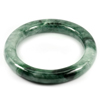 Green Color Jade Bangle Size 77x55x11 Mm. Natural Gemstone Unheated 331.65 Ct.