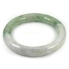 Multi Color Jade Bangle Size 76x56x12 Mm. 319.77 Ct. Natural Gemstone Unheated