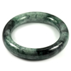 Green Jade Bangle Diameter 55 Mm. 408.44 Ct. Natural Gemstone Unheated