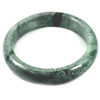 Green Color Jade Bangle Size 78x60x14 Mm. 341.18 Ct. Natural Gemstone Unheated