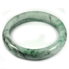 Green Jade Bangle Size 78x61x13 Mm. 342.13 Ct. Natural Gemstone Unheated