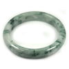 Green Jade Bangle Size 75 x 57 x 12 Mm. 265.46 Ct. Natural Gemstone Unheated