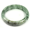 Green Color Jade Bangle Size 80x62x14 Mm. 381.40 Ct. Natural Gemstone Unheated